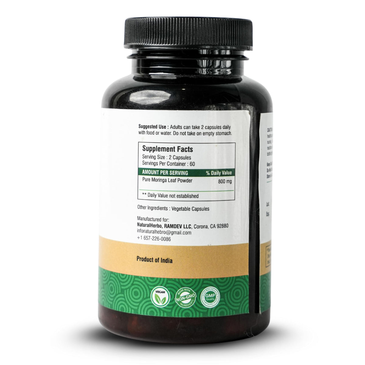 Moringa Capsules 120 Capsules O5129