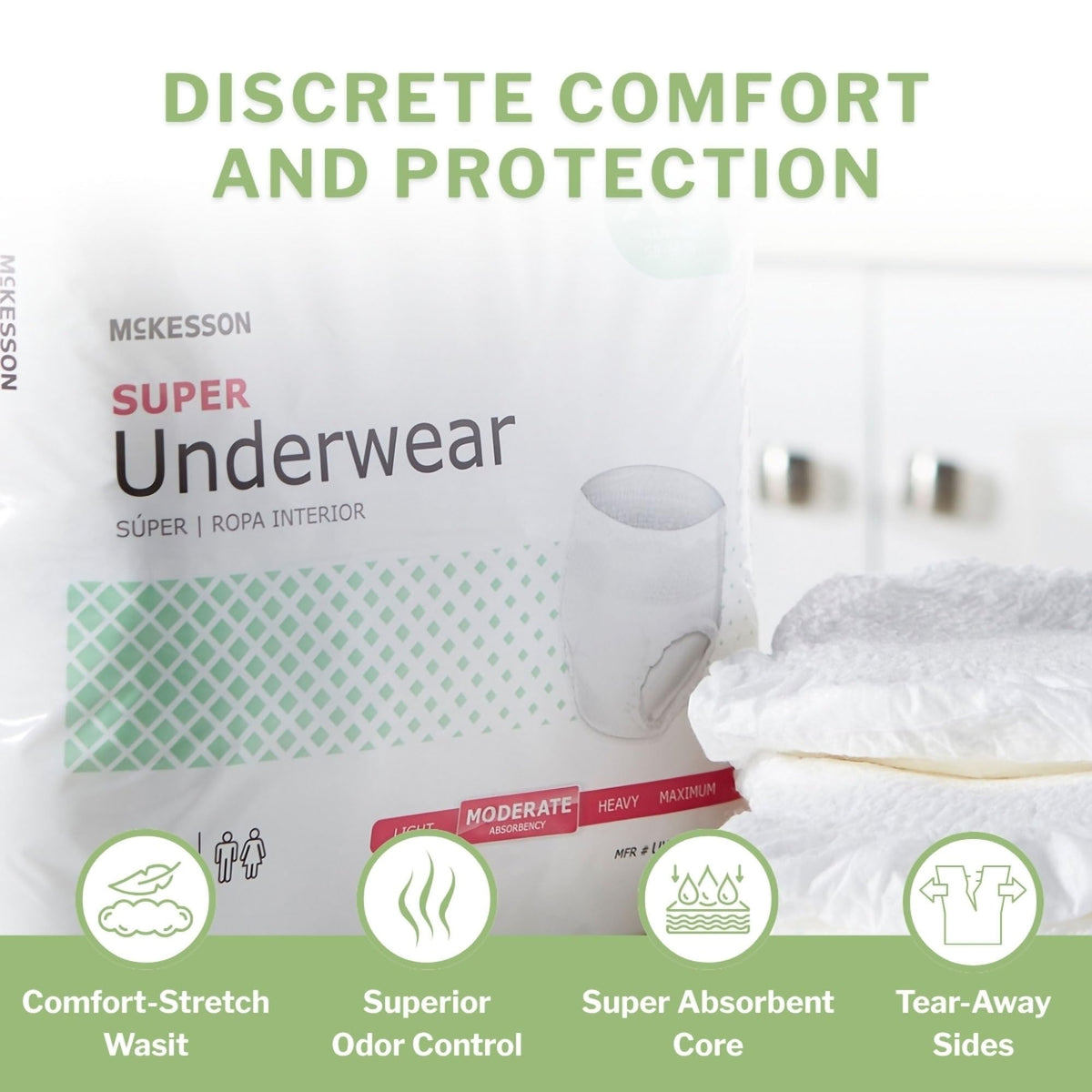 Adult Incontinence Underwear XXL 12 ct S232
