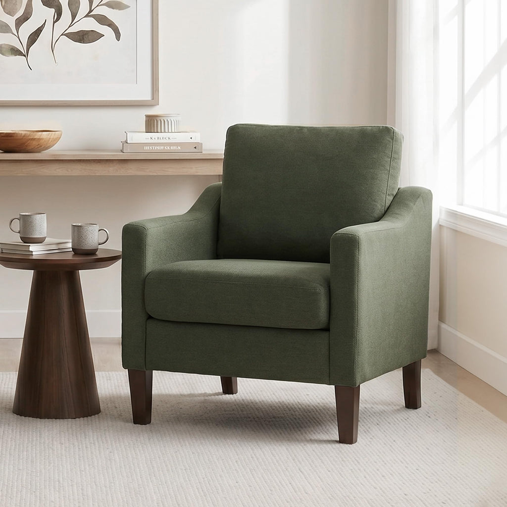 Accent Chairs Set of 2 Green N414