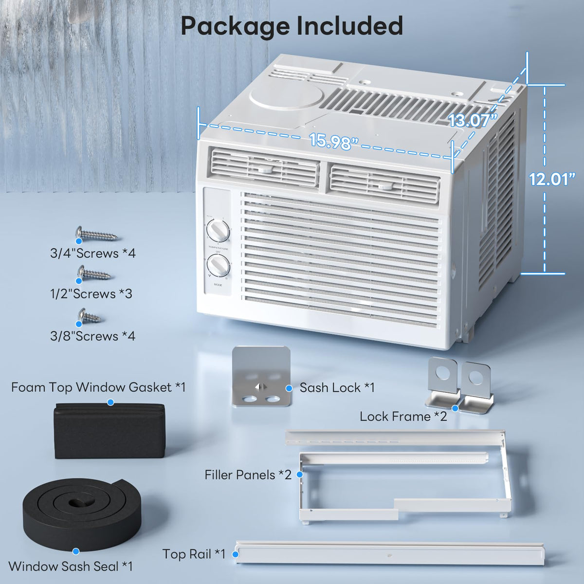 5,000 BTU Window Air Conditioner T85759