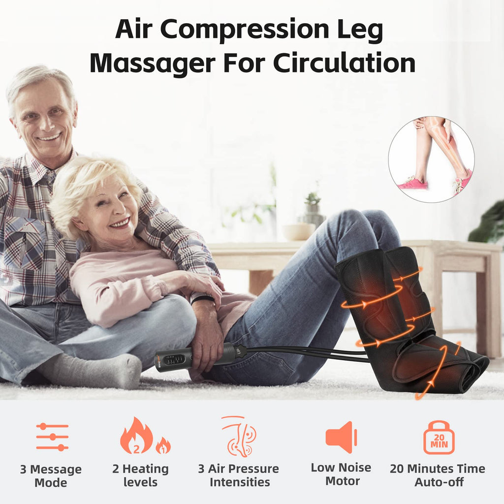 Air Compression Leg Massager with Heat J2498