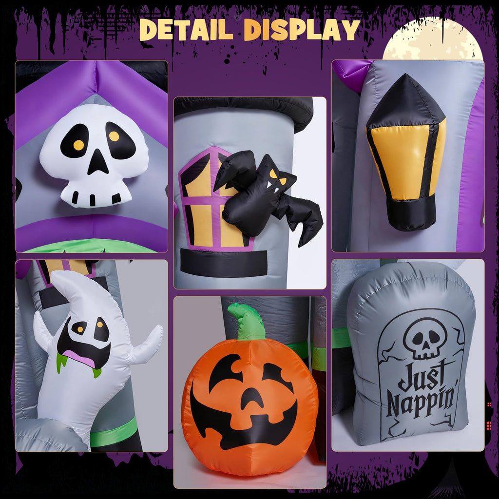 12 FT Halloween Inflatable Archway Outdoor Decoration L8330