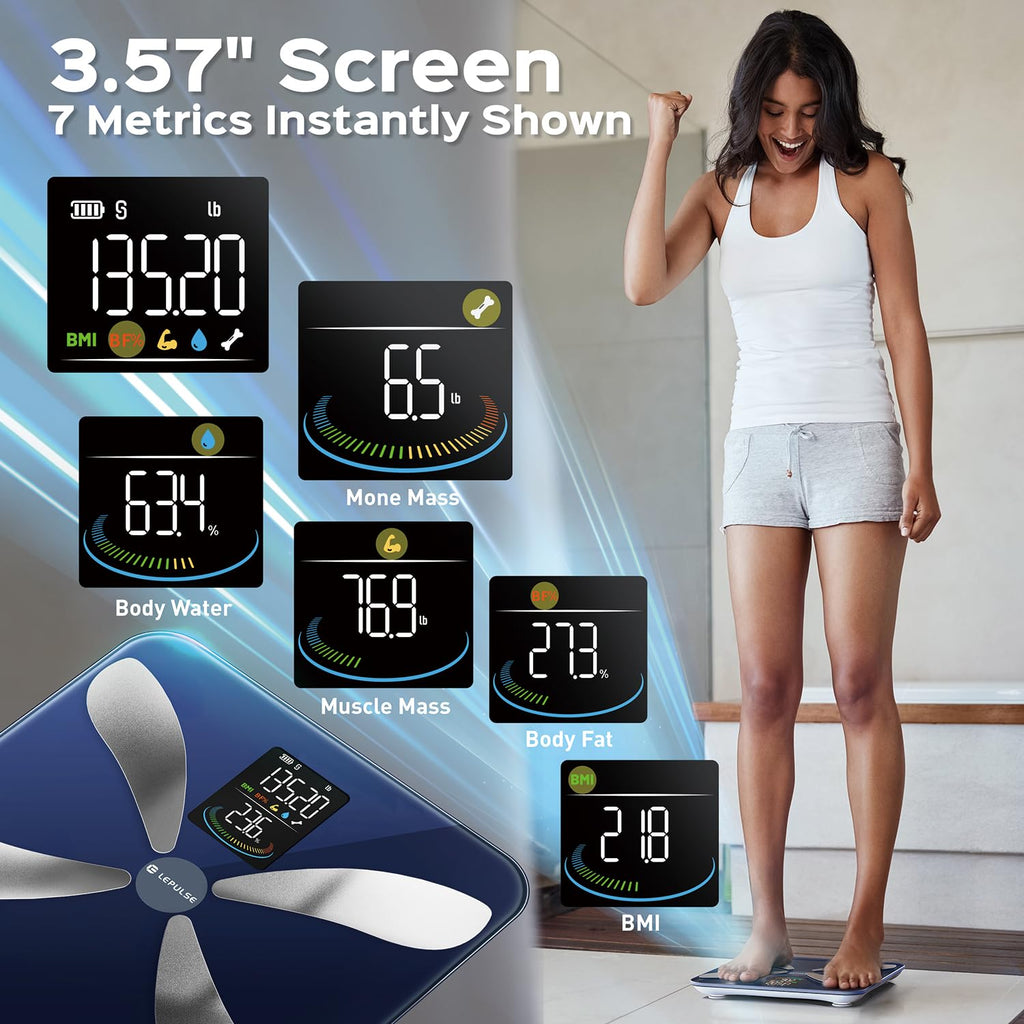 Smart Weight Scale with BMI Body Fat Muscle Mass W715