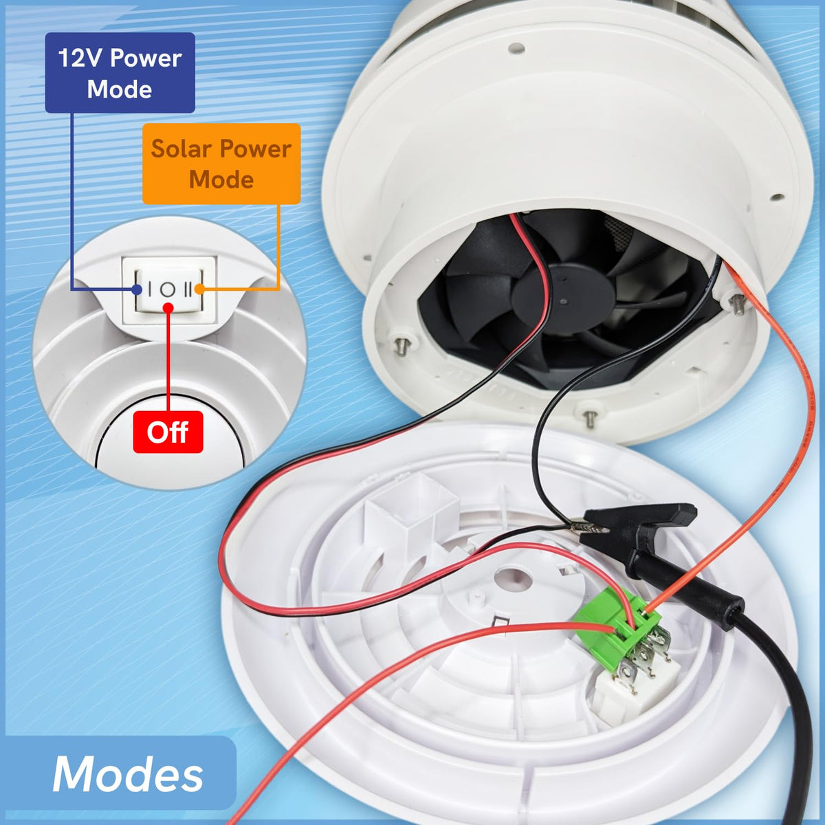 Solar Roof Vent Fan R58215