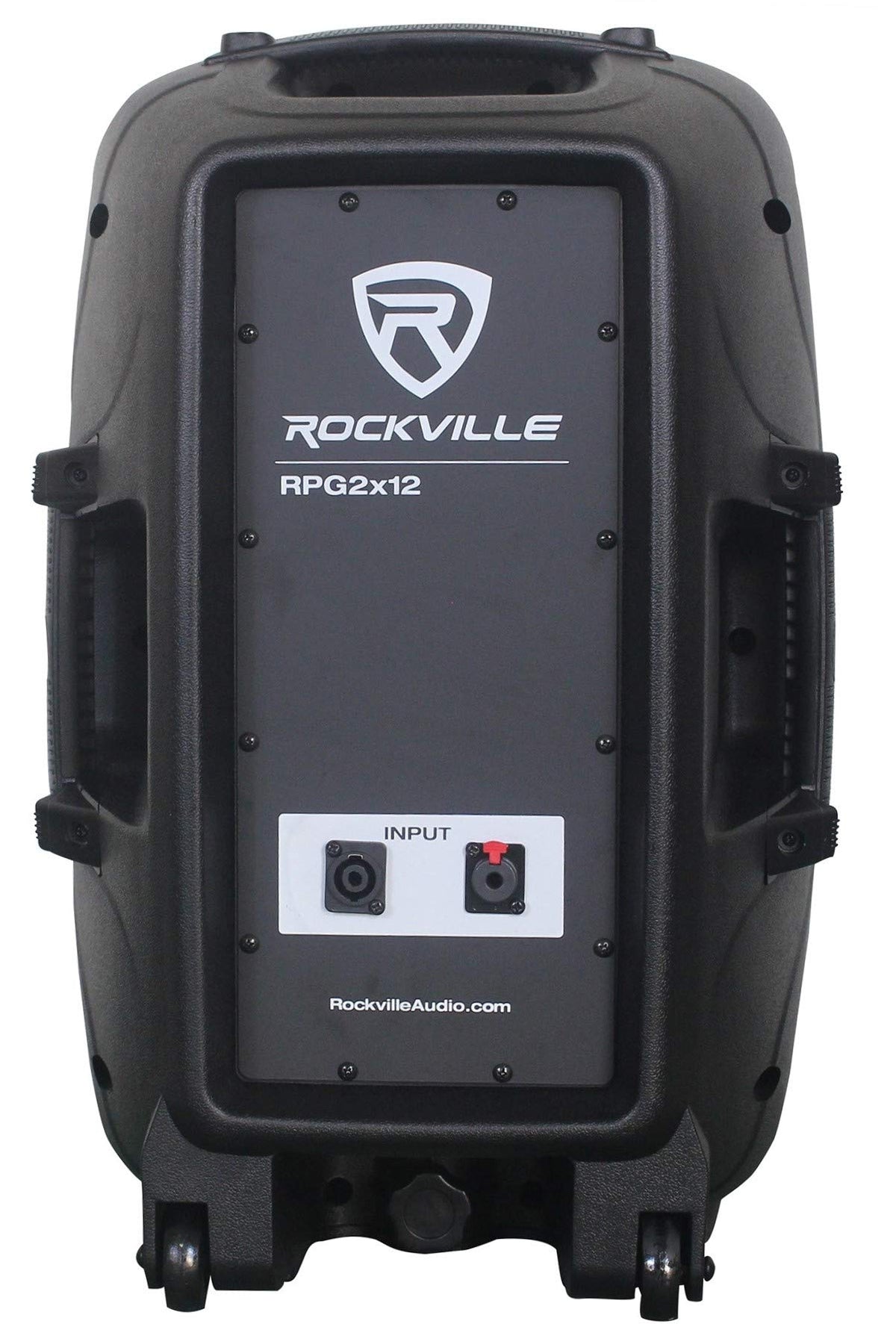12" Passive PA Speaker System with Metal Wired Mics and Stands E52568