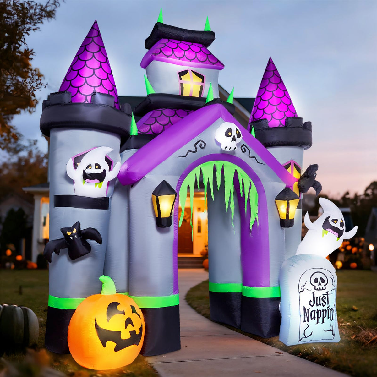12 FT Halloween Inflatable Archway Outdoor Decoration L8330