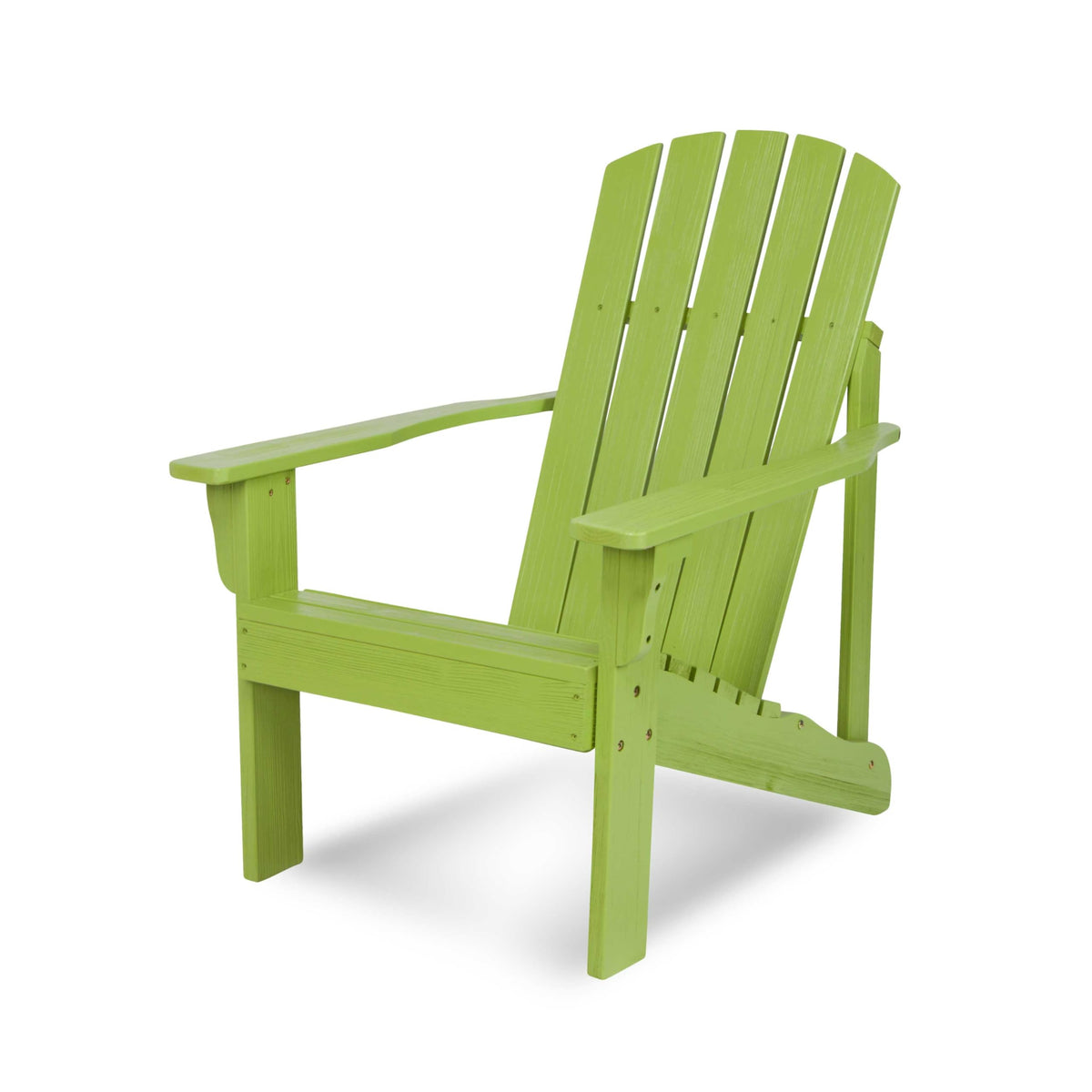 Lime Green Wooden Adirondack Chair D5886