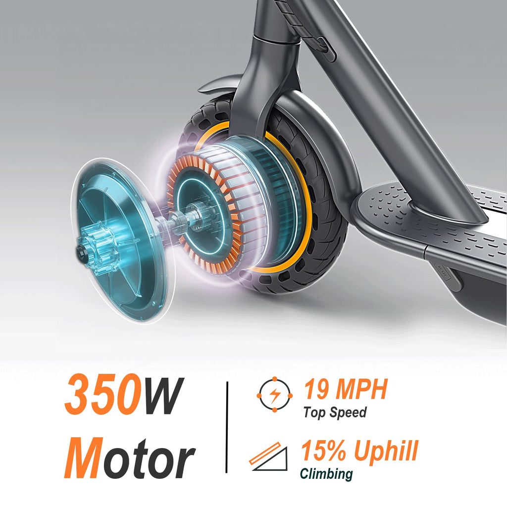 Electric Scooter with Dual Suspension Y472166