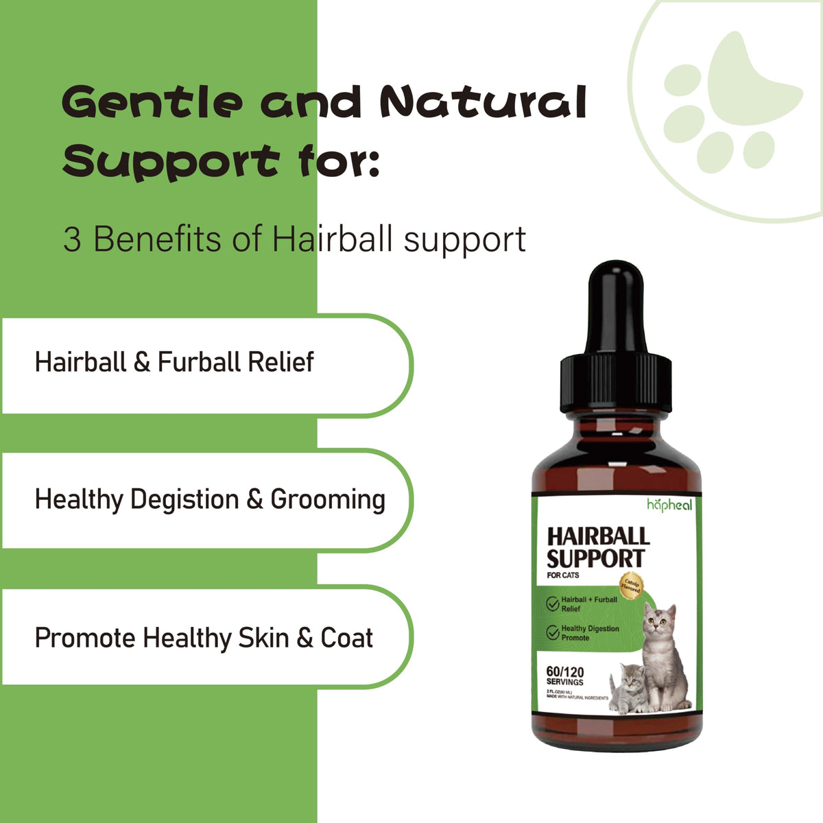 Cat Hairball Support Drops T10292