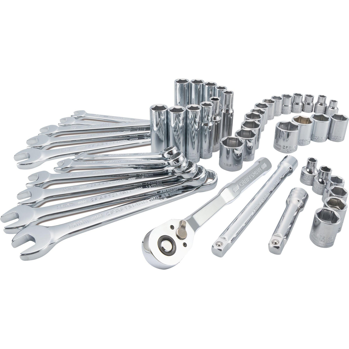 3/8 Inch Drive 47 Piece Mechanics Tool Set S769015