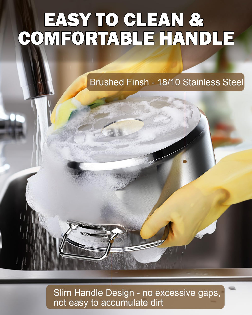 9 Quart Stainless Steel Stock Pot W2833