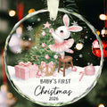 Baby Girl First Christmas Ornament I374