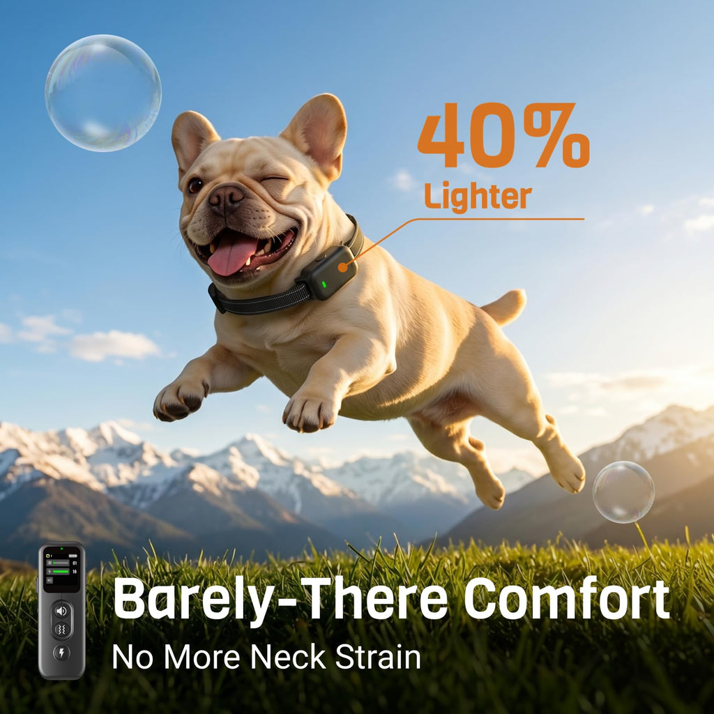 Ultra-Small IPX8 Dog Training Collar with Beep & Vibration & Shock L441