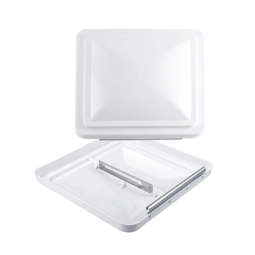 2 Pack 14 Inch White RV Roof Vent Cover G9058