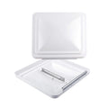 2 Pack 14 Inch White RV Roof Vent Cover G9058