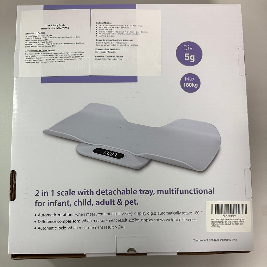 Baby Scale with Detachable Tray, Up to 400lb/180kg M2889