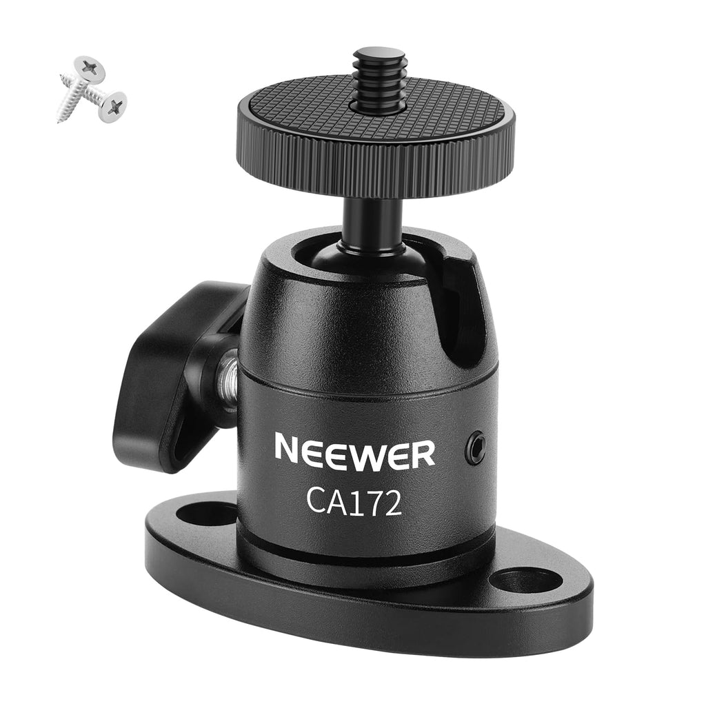 Webcam Wall Ceiling Mount Bracket, Aluminum Alloy Mini Ball Head M632693