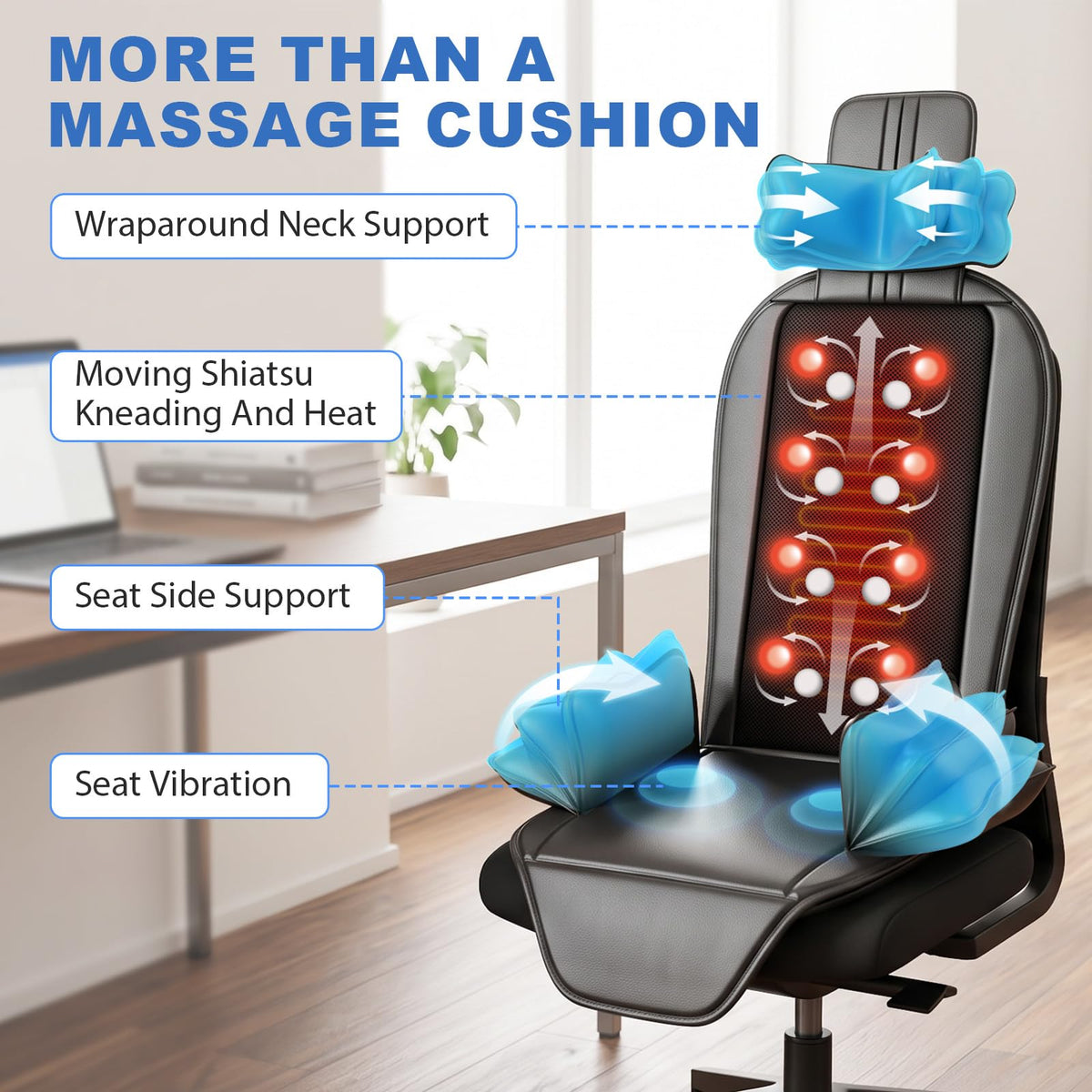 Shiatsu Massage Cushion with Heat W668723