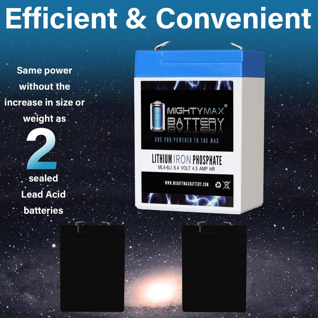 6V 4.5AH Lithium Replacement Battery O2754