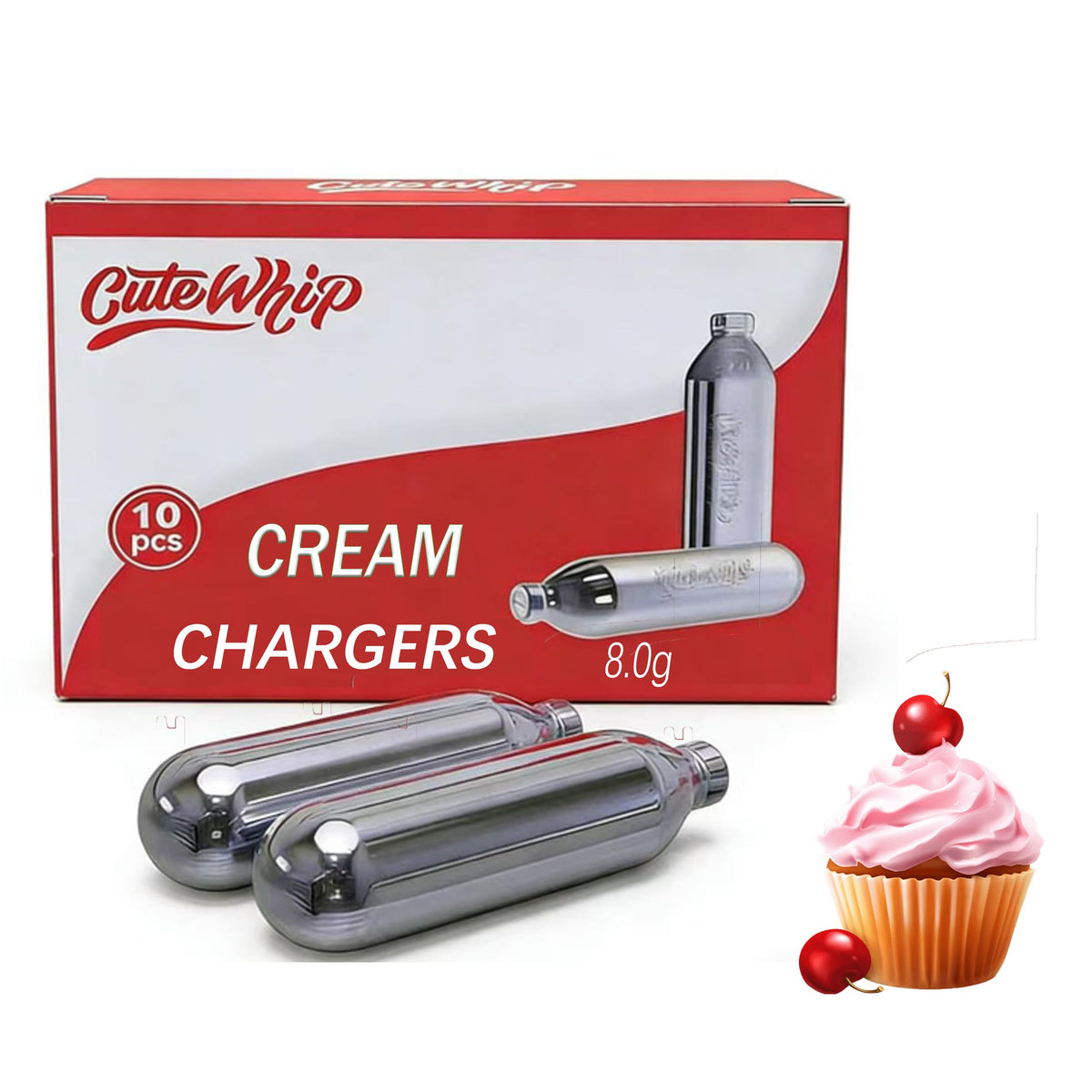 8g Whipped Cream Chargers 10-Pack I513