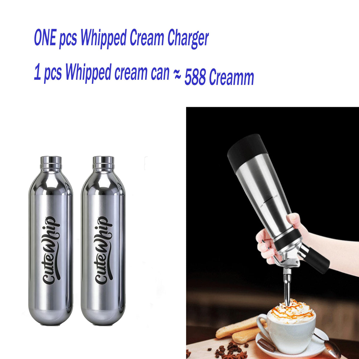 8g Whipped Cream Chargers 10-Pack I513