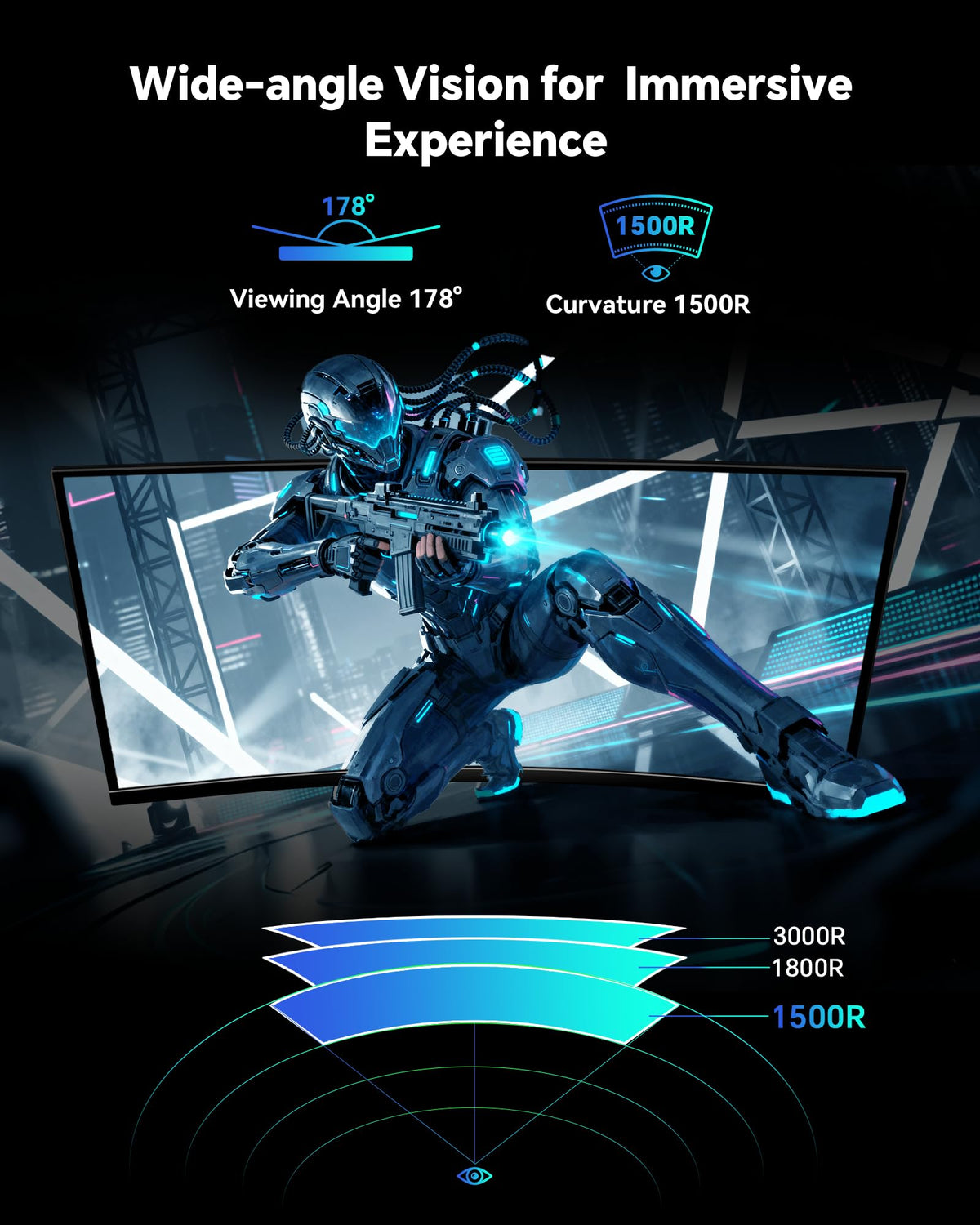 34 Inch Ultrawide Curved Gaming Monitor S260916