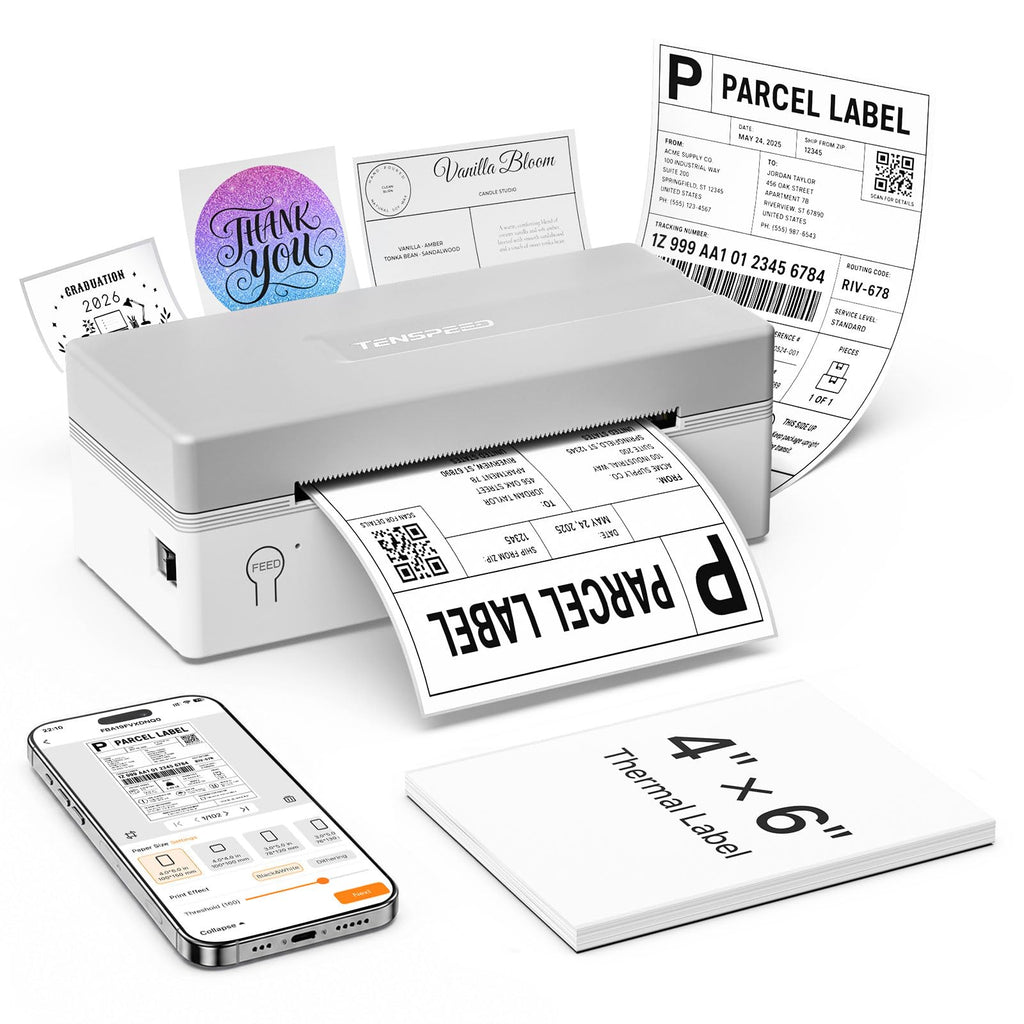 Bluetooth Thermal Shipping Label Printer O3208