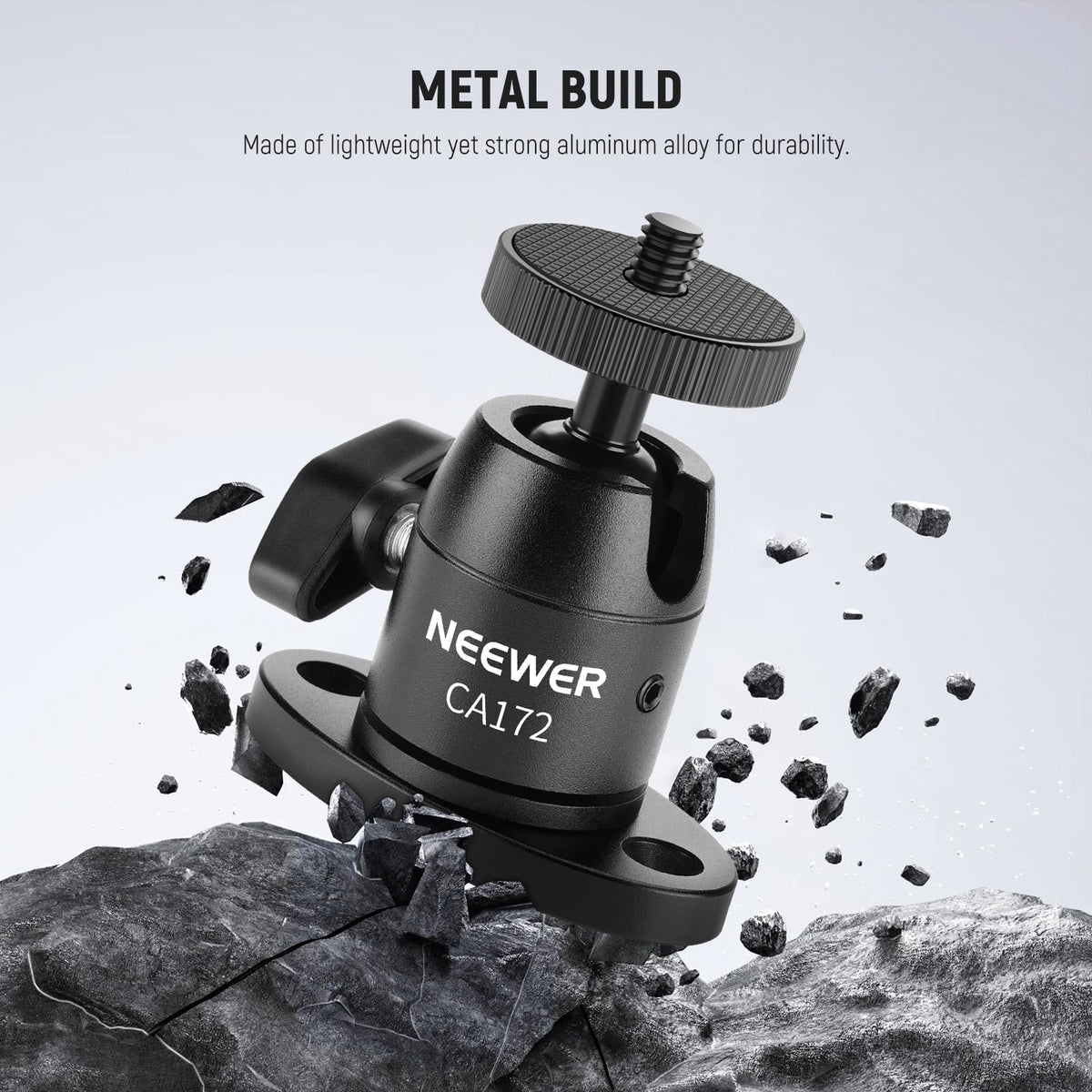 Webcam Wall Ceiling Mount Bracket, Aluminum Alloy Mini Ball Head M632693