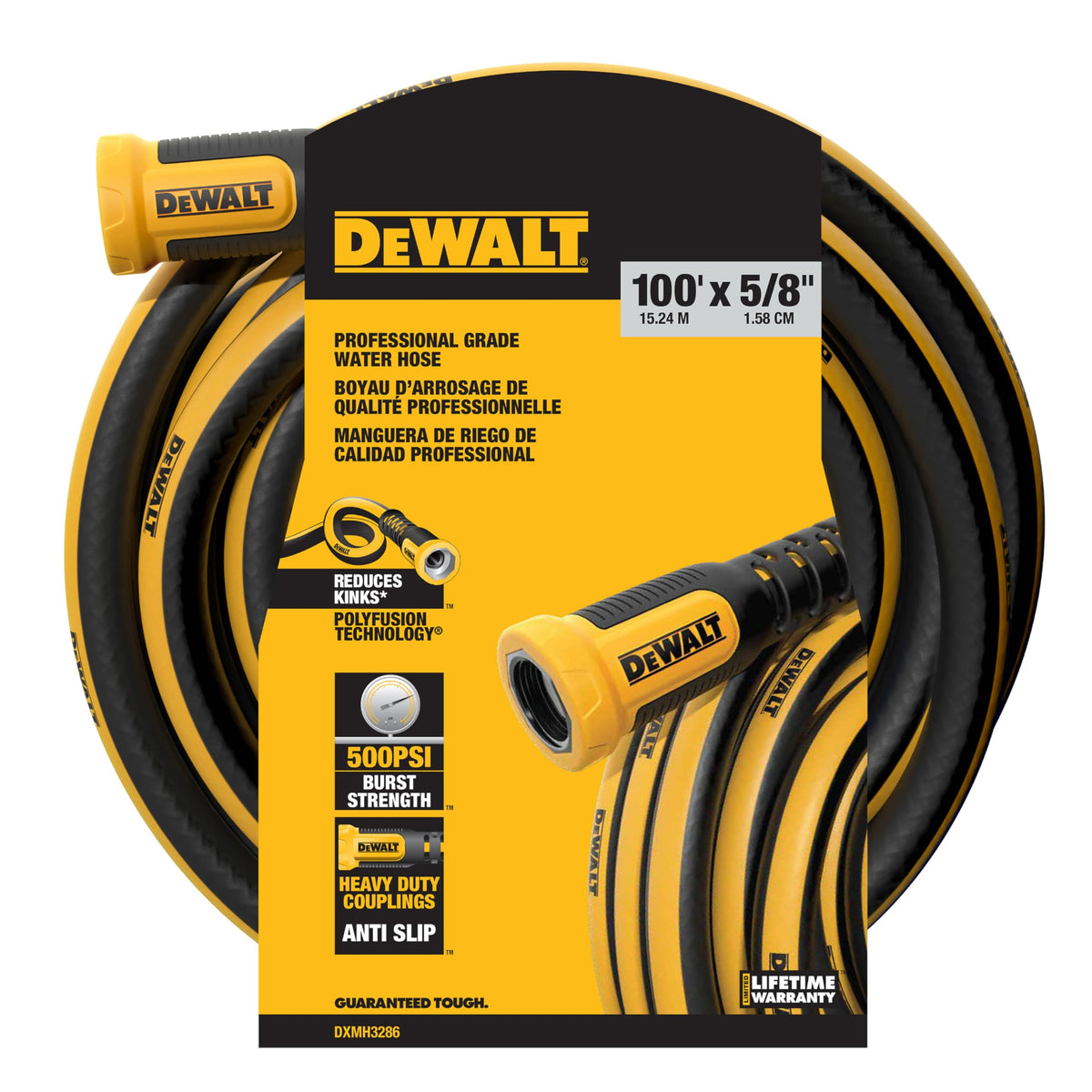 Heavy Duty Garden Hose 100 Feet x 5/8 Inch J169