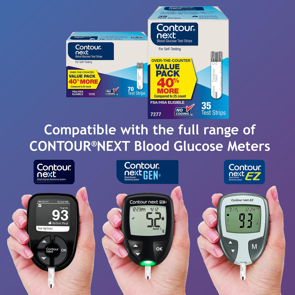 Blood Glucose Test Strips 105 Count H60927