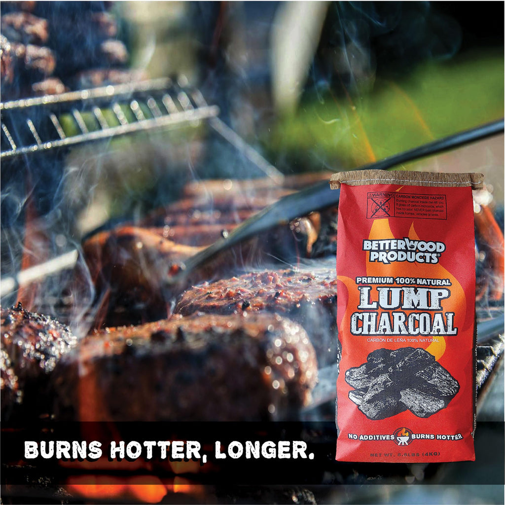 100% All Natural Hardwood Lump Charcoal 17.6 Pounds R16236