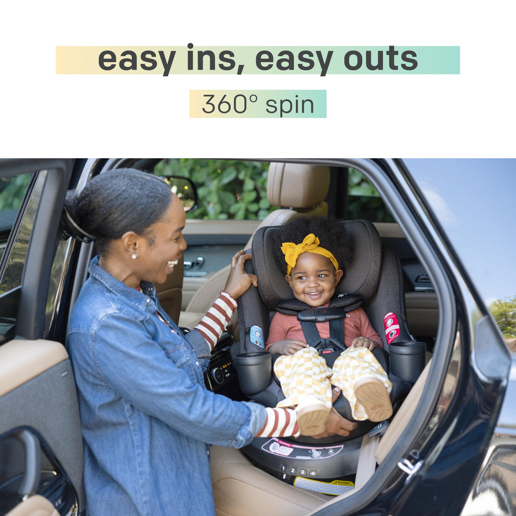 2-in-1 Rotating Convertible Car Seat A77146