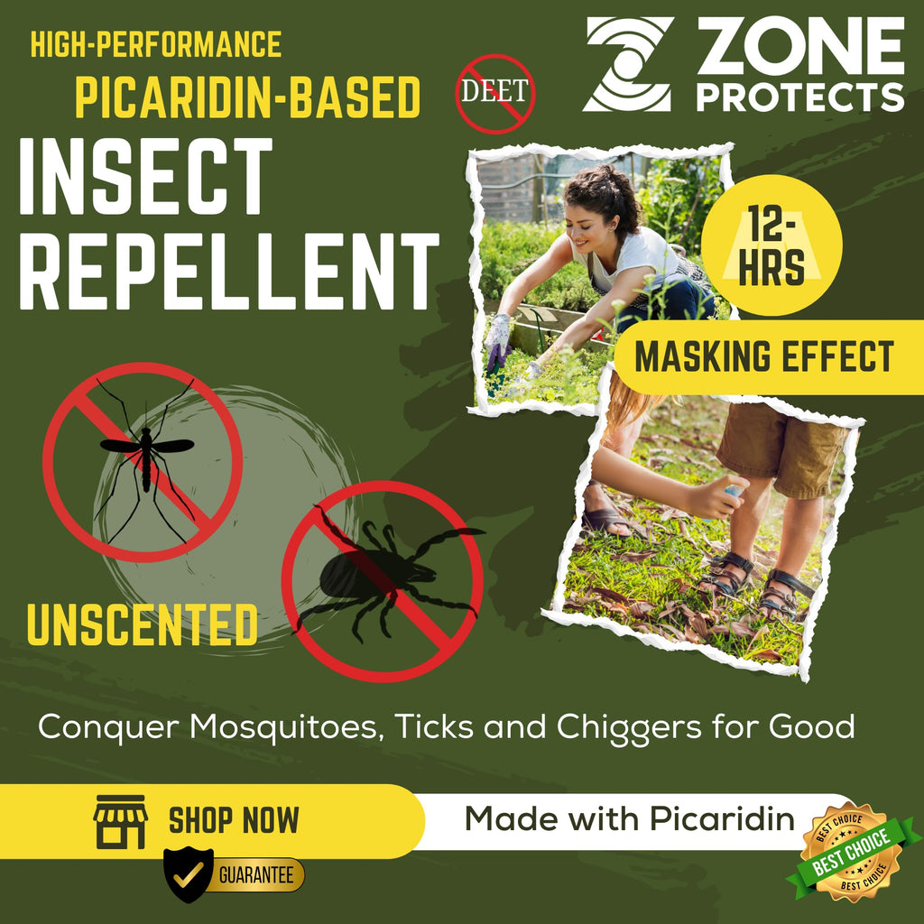 Unscented 10oz + 8oz Refill and Scented 4oz + Six 1oz Picaridin Insect Repellent Sprays Y549