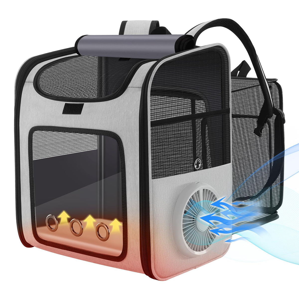 Cat Backpack Carrier with Cooling Fan & Heating Pad Q512000