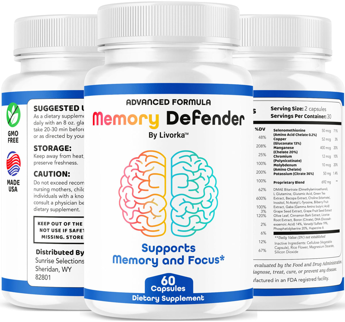 Memory Defender Capsules 300 Capsules T626007