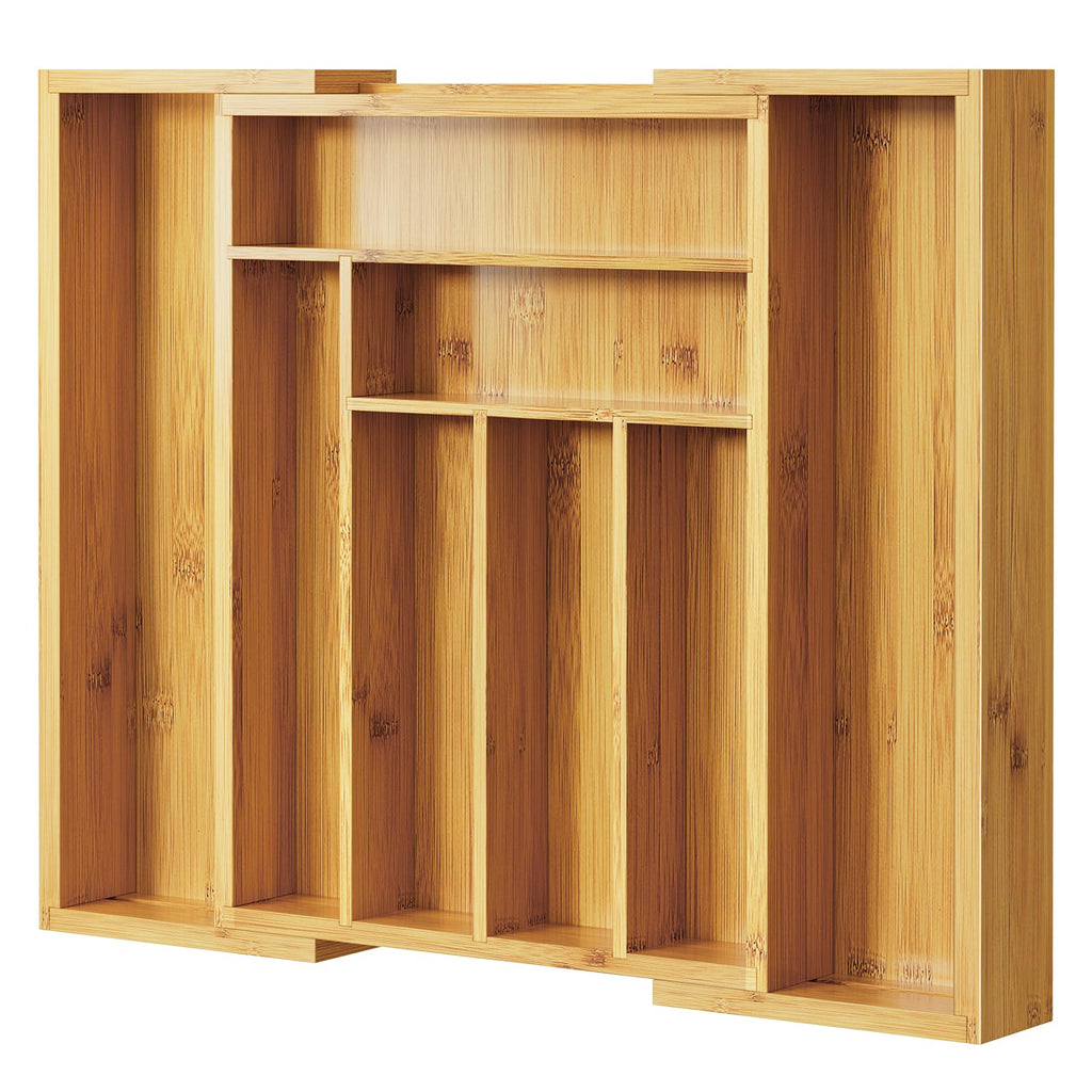 Bamboo Expandable Silverware Drawer Organizer G838438