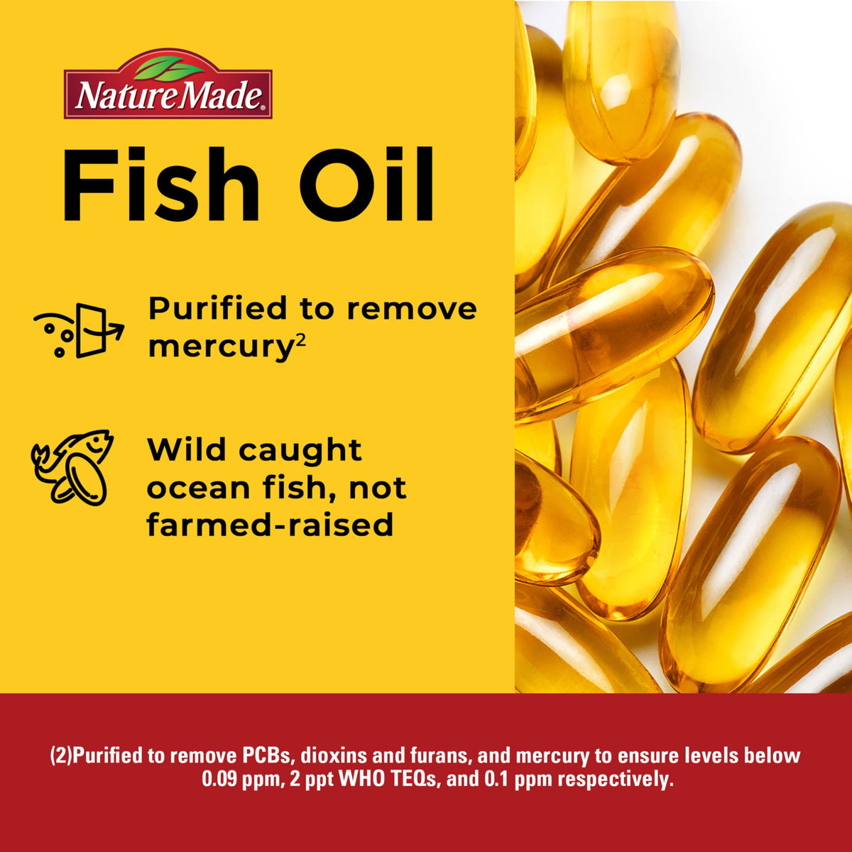 Omega 3 Fish Oil Supplement 1400mg 45 Softgel E287