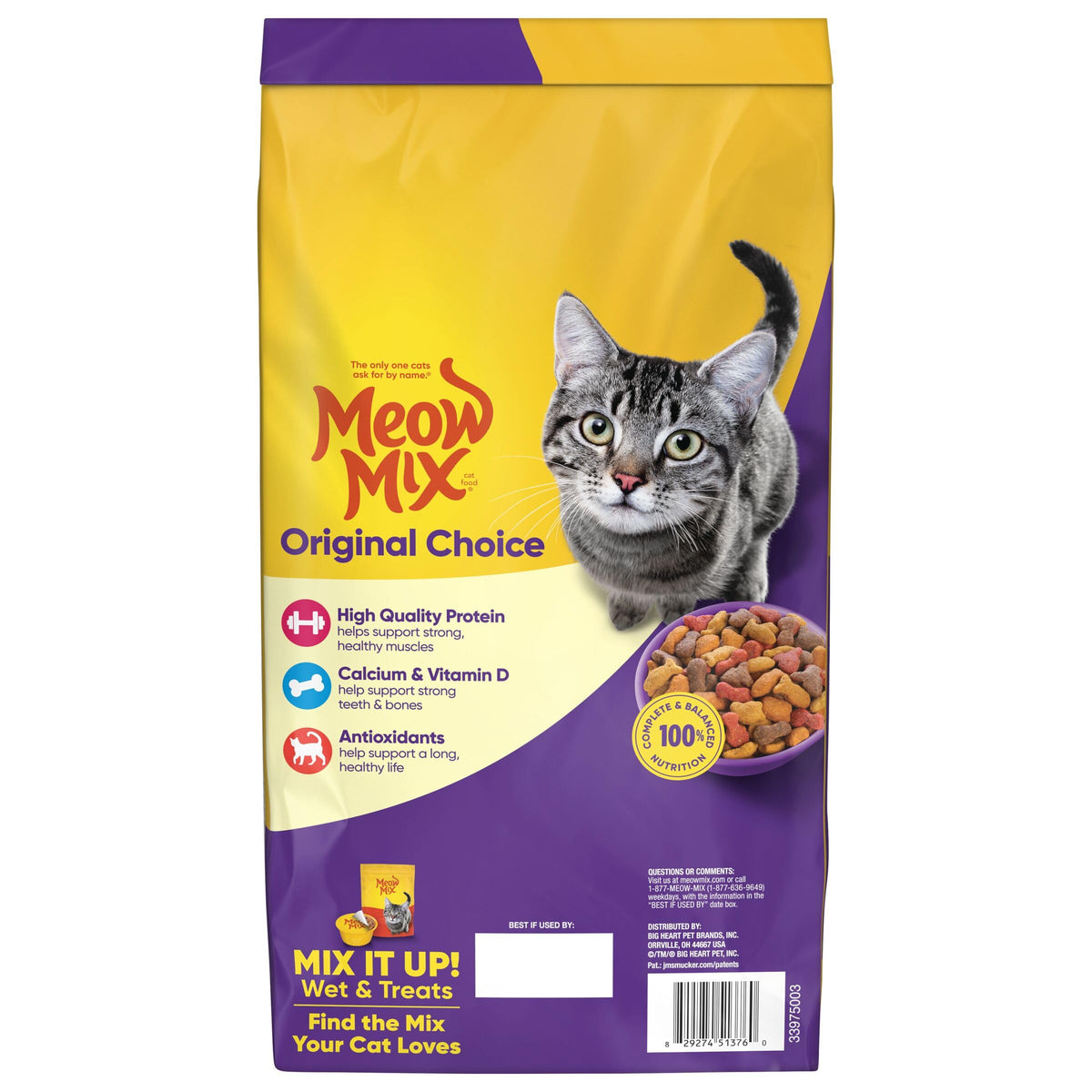 Dry Cat Food 6.3 Pound and Wet Cat Food Variety Pack 2.75 Ounce (Pack of 24) Q357801