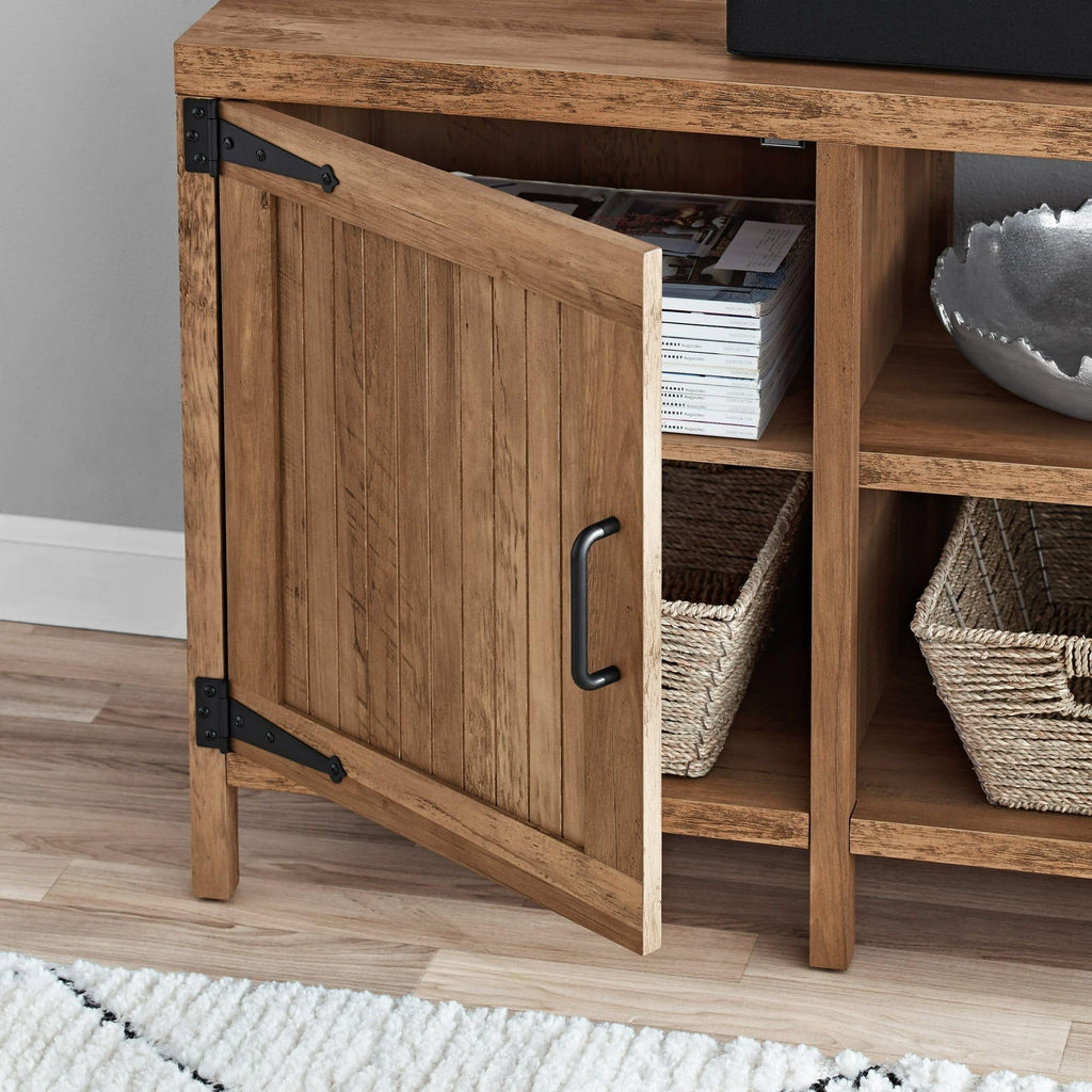 Rustic 70 in TV Stand with 2 Storage Cabinets Z8171