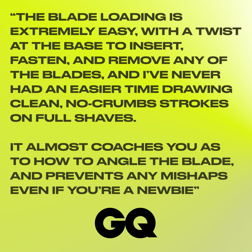 Black All-Metal Single Blade Razor V720654
