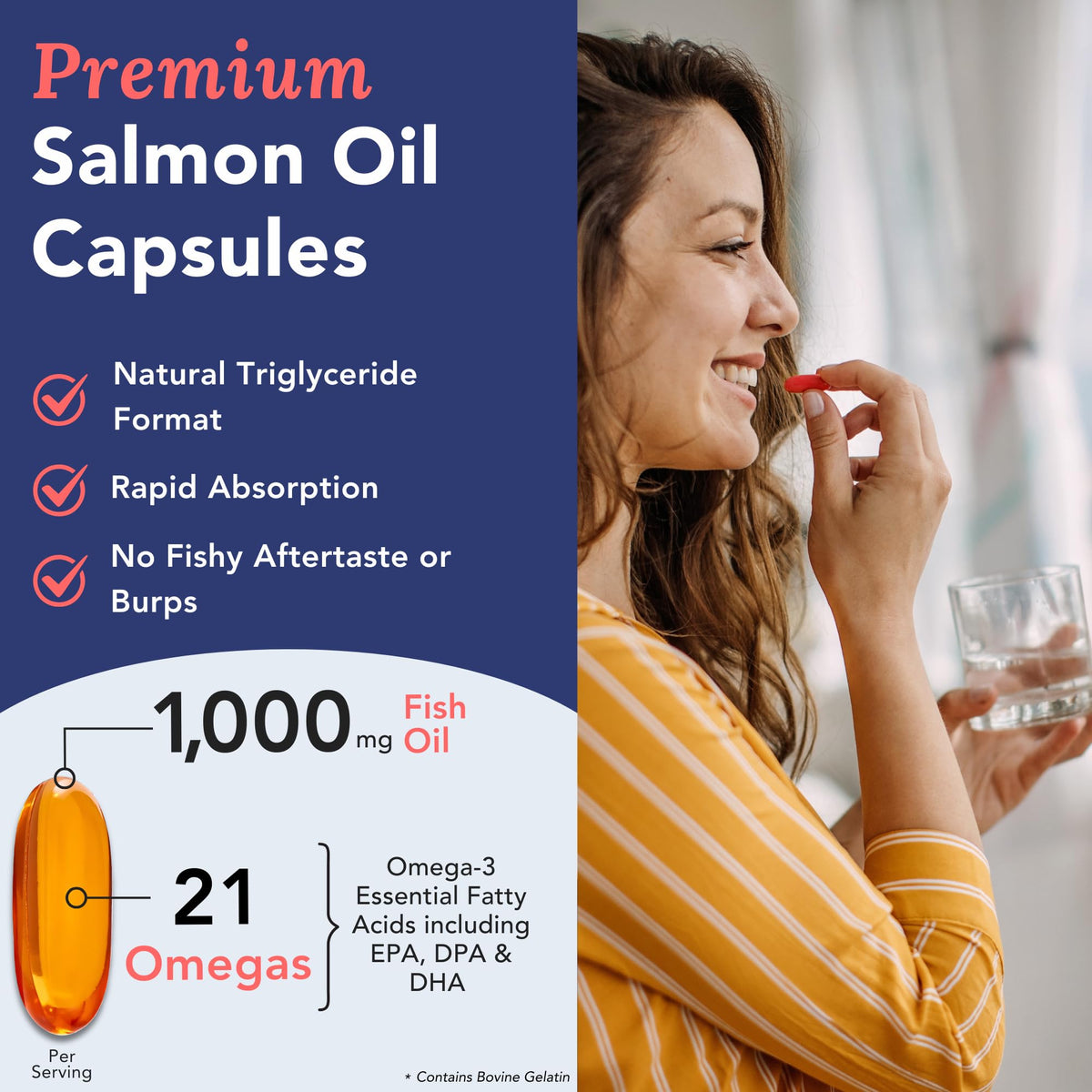 Omega 3 Fish Oil 1000mg 90 Capsules C20462