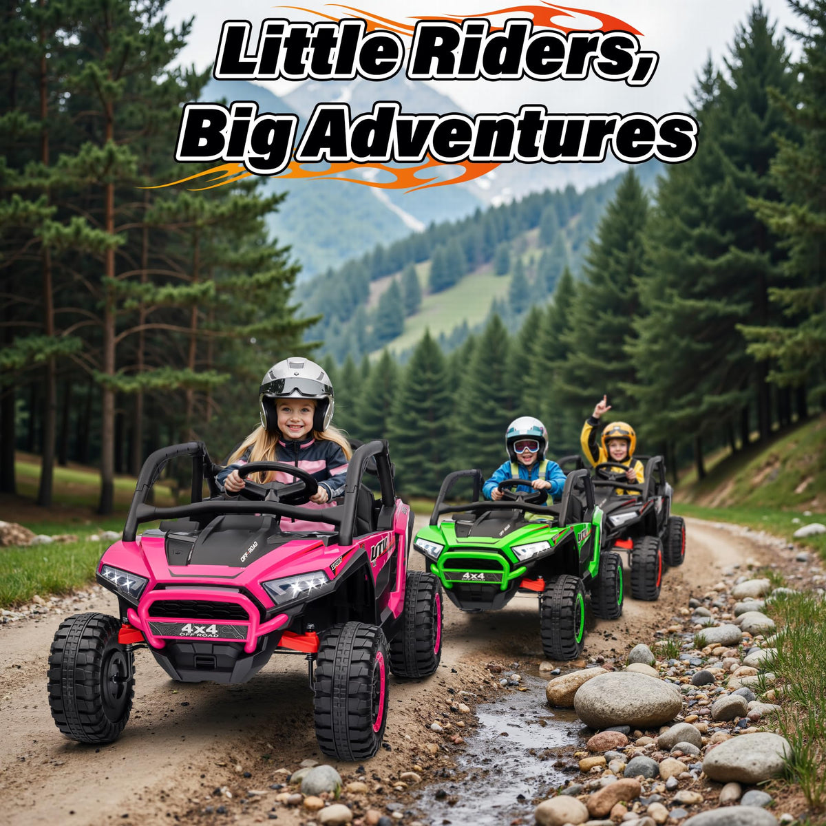 24V 2 Seater 4X4 Off-Road UTV Ride on Car E42248