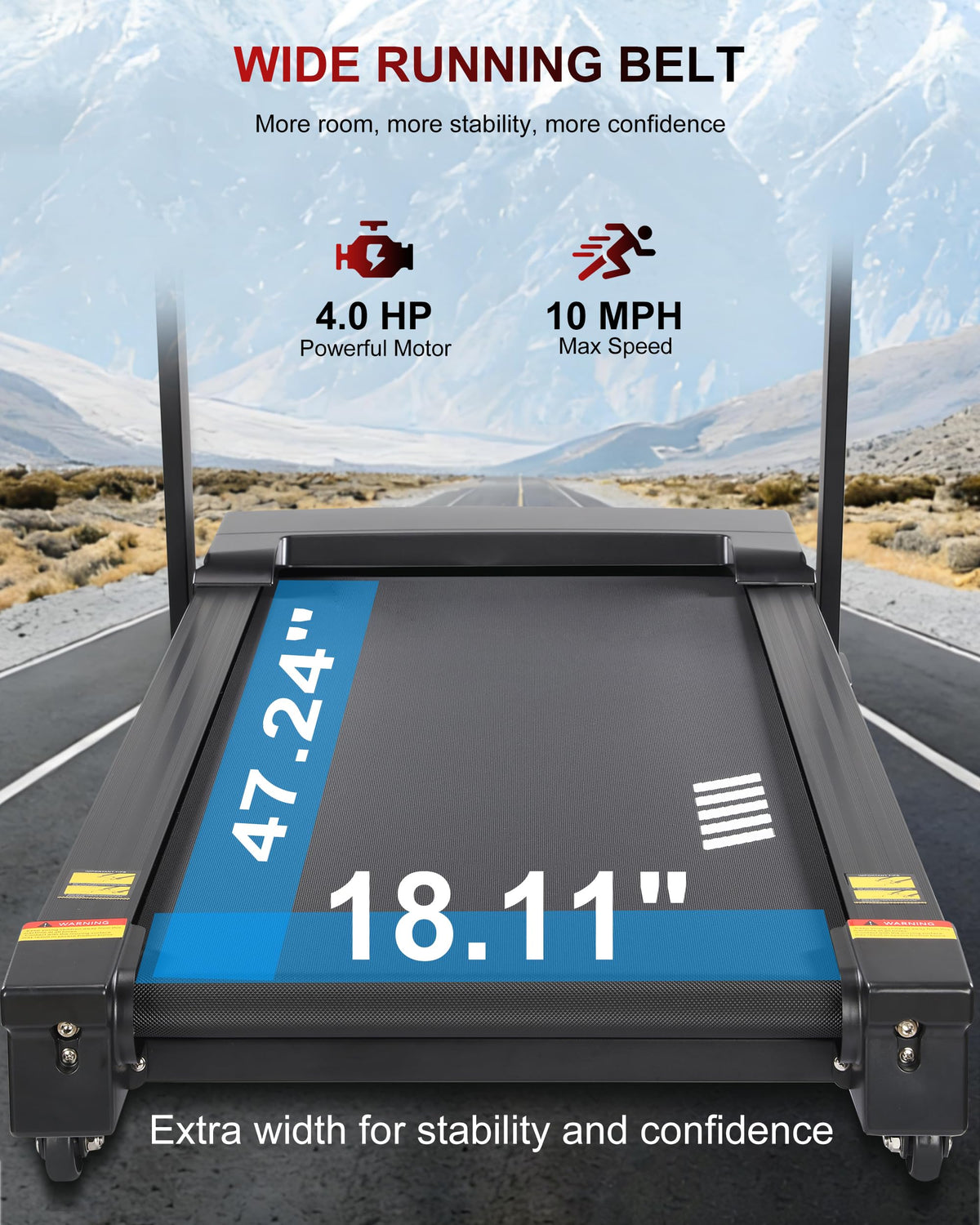 Heavy Duty Treadmill with 15-Level Auto Incline X2944