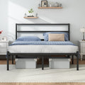 Black Full Size Bed Frame J313