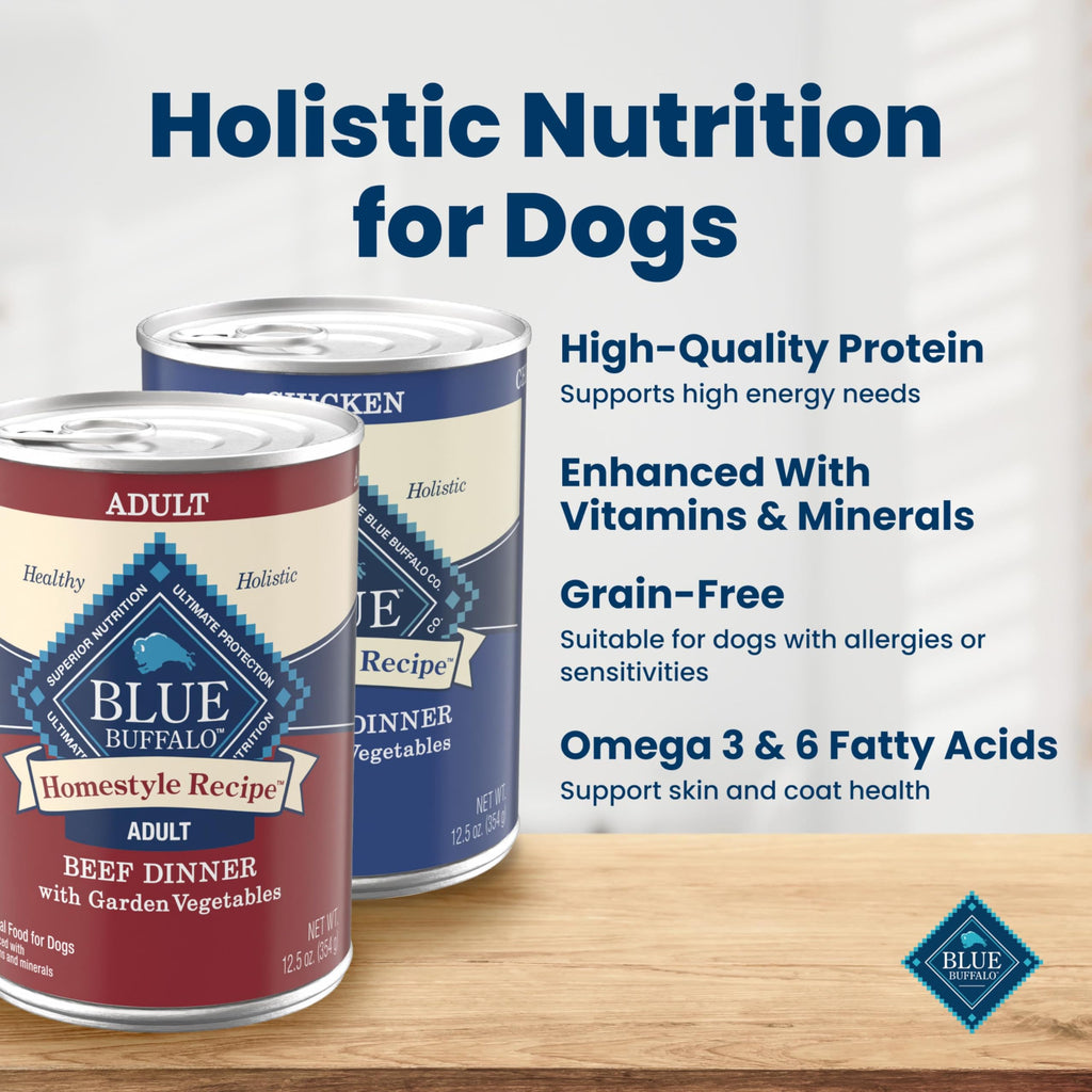Wet Dog Food 12.5 oz 6 ct U75130