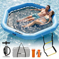Inflatable Water Hammock Floating Platform with Cupholder K8577