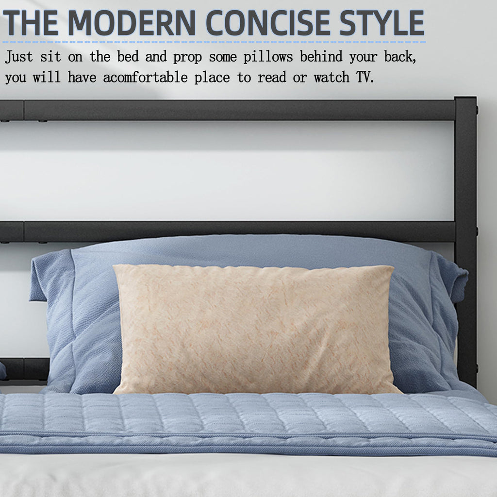 Black Full Size Bed Frame J313