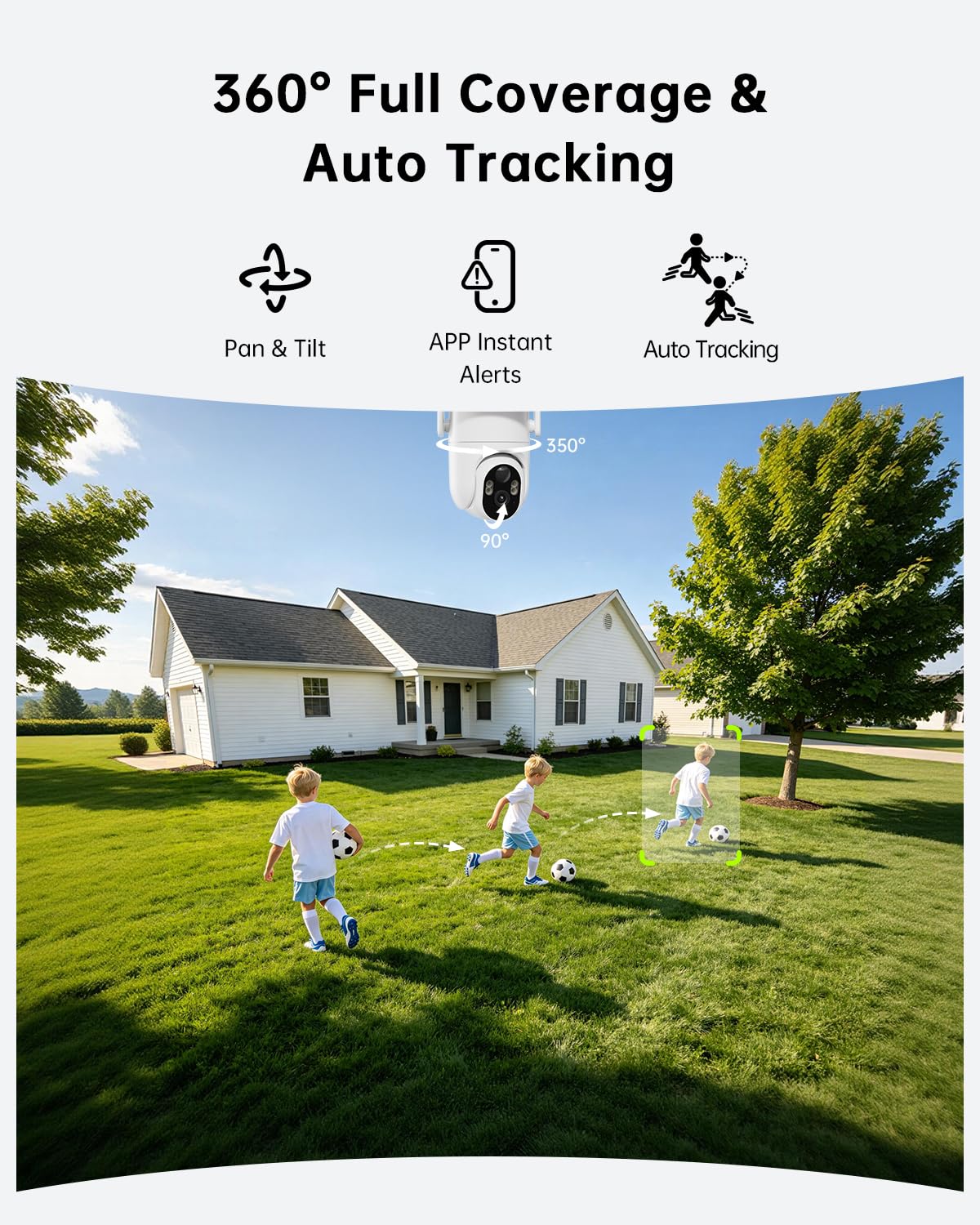 4K Solar Security Cameras Wireless Outdoor 4-Cam Kit N87194
