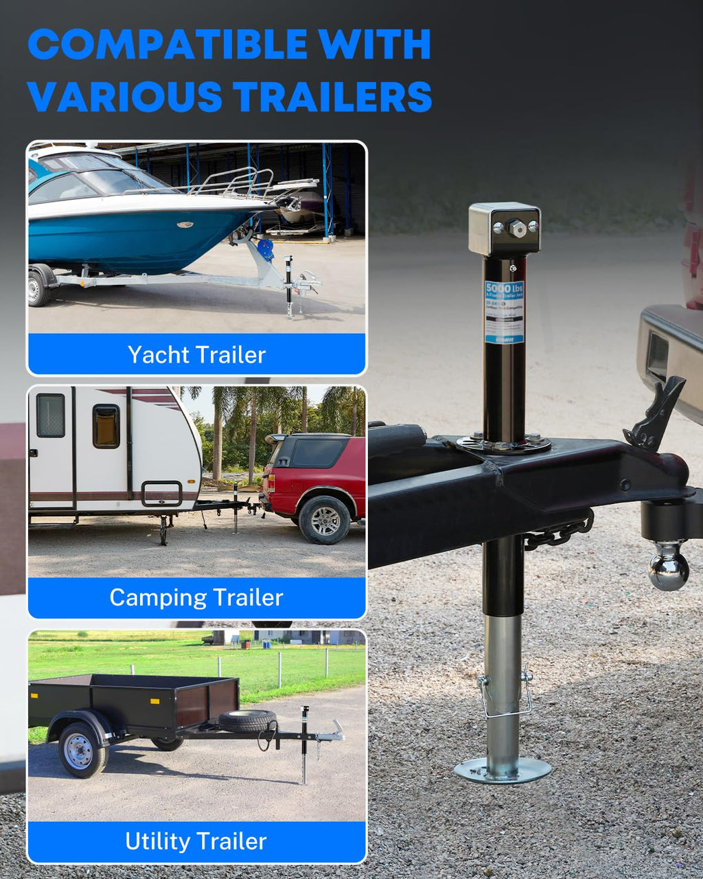 5000 lbs Trailer Jack R378012