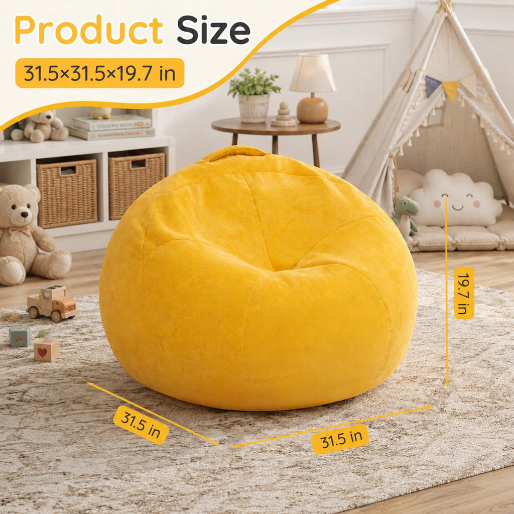 Chenille Bean Bag Chair Y137